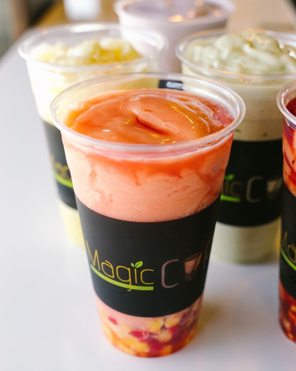 ✋🛑STOP SCROLLING!🛑✋

We interrupt your regularly scheduled Insta feed to bring you this gorgeous 📷 of our tart-and-sweet Strawberry Mango Smoothie (along with other smoothies from our customer's favorite collection!)🥤🍓🥭

Not sure about you guys, but we really want one now. 😆😉

That is all. As you were! 😂🥰