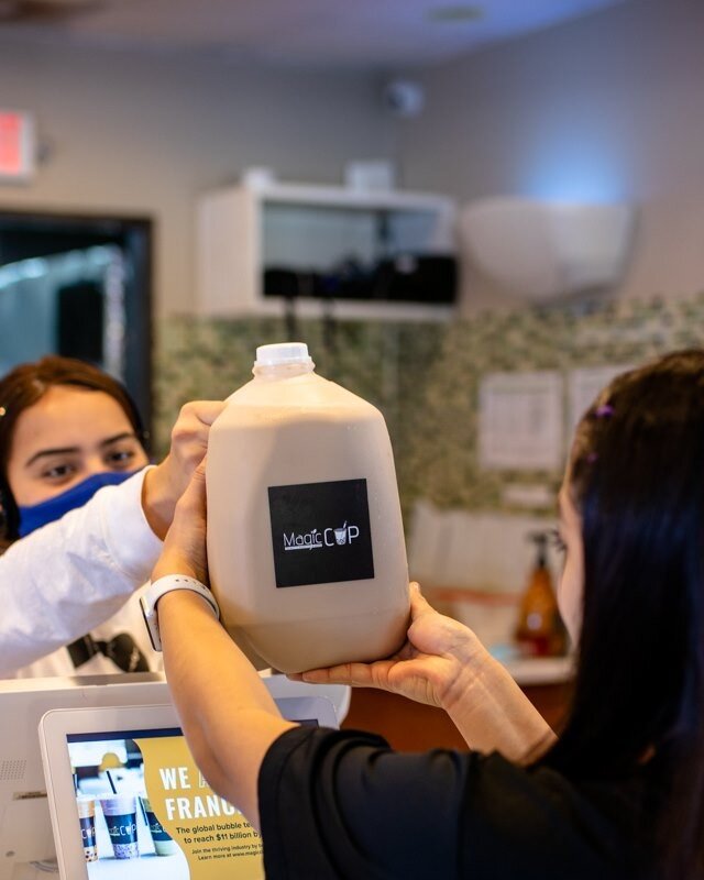 How many gallons of our House Milk Teas do you need to get through Monday? 🧮

Luckily for you, we don&rsquo;t have a purchase limit! 😂😃

Stock up on your supply of milk tea with safe and simple in-store pickup at your local MCC. Call ahead to place your order! 😷🥤🧋

(P.S. We&rsquo;re open until 11pm! 🕚)